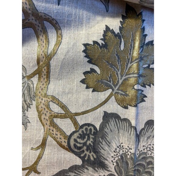 Vintage Floral Fabric By Waverly An Authentic Screen Print 57" Width - Picture 3 of 7